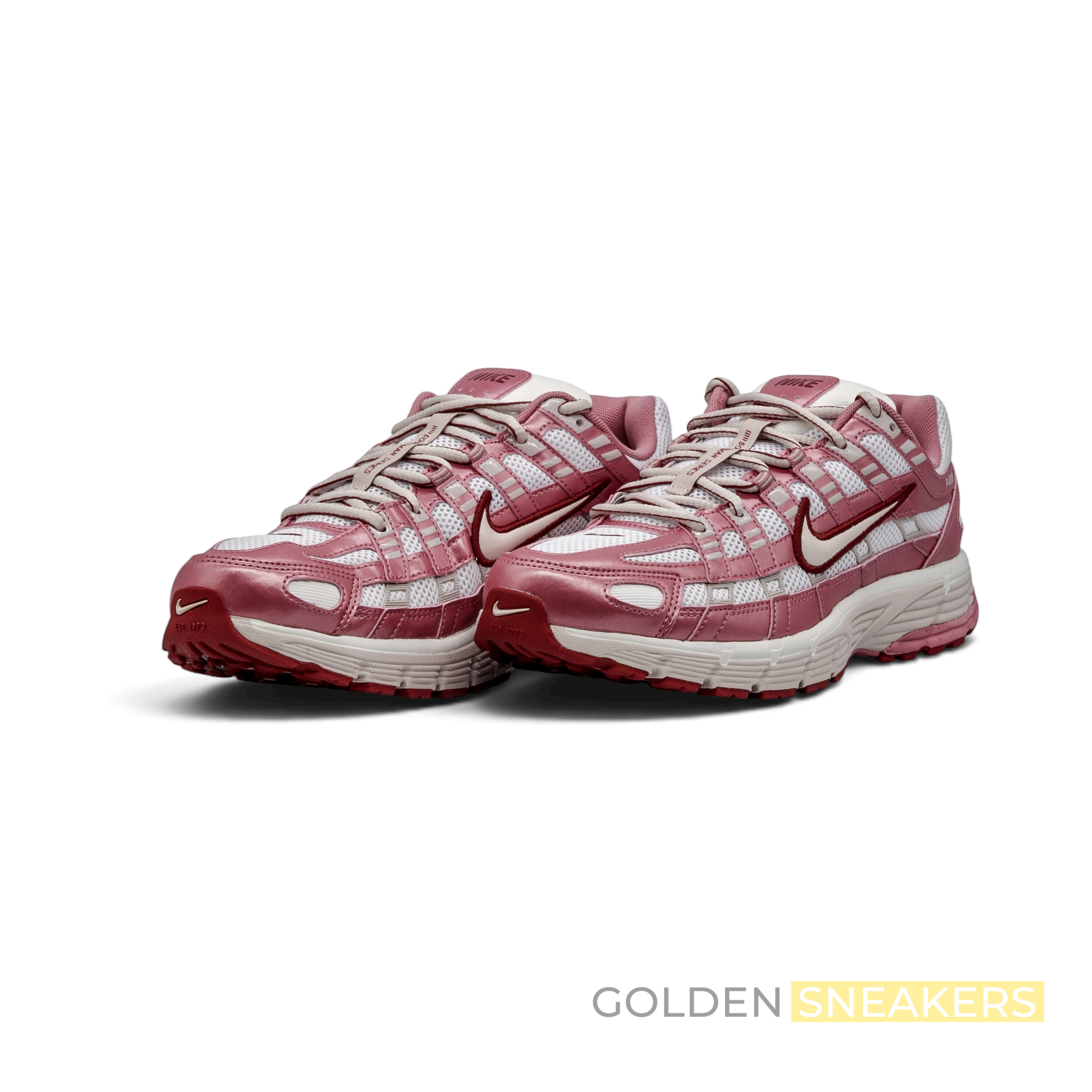 Nike P-6000 White Silt Red Peony (Women's)
