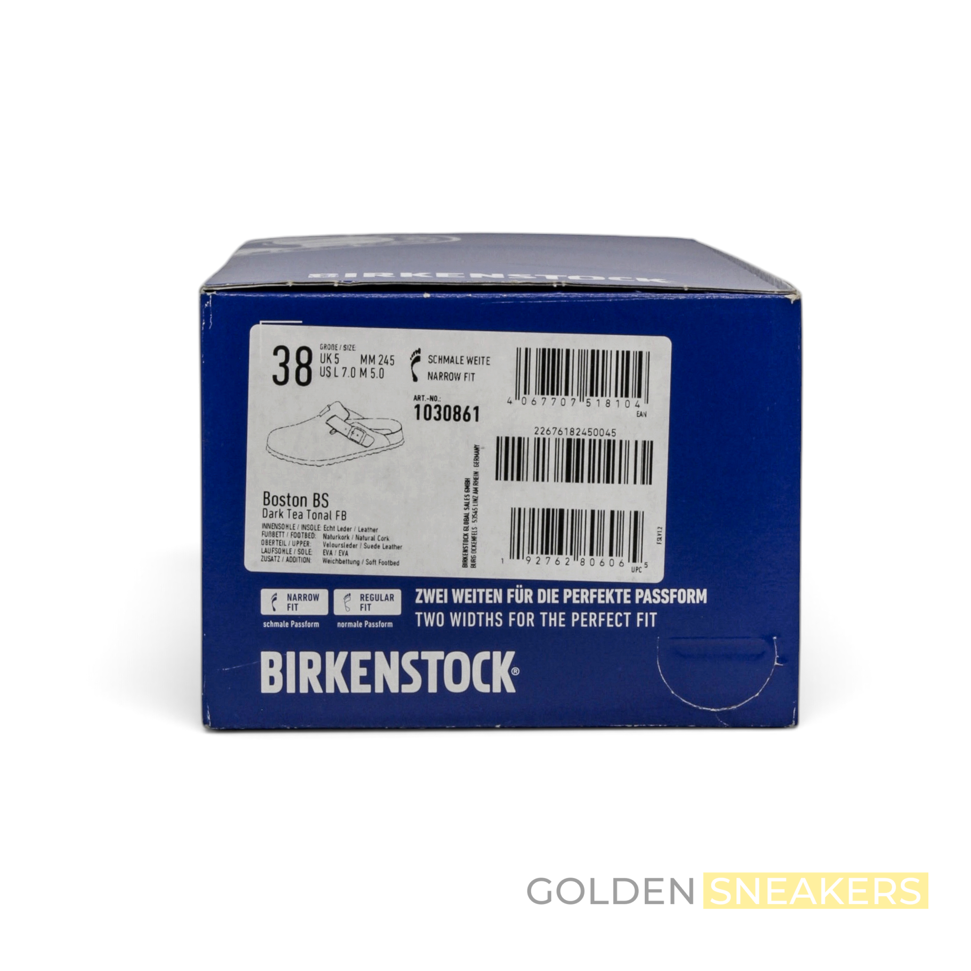 Birkenstock Boston BS Soft Footbed Dark Tea Tonal