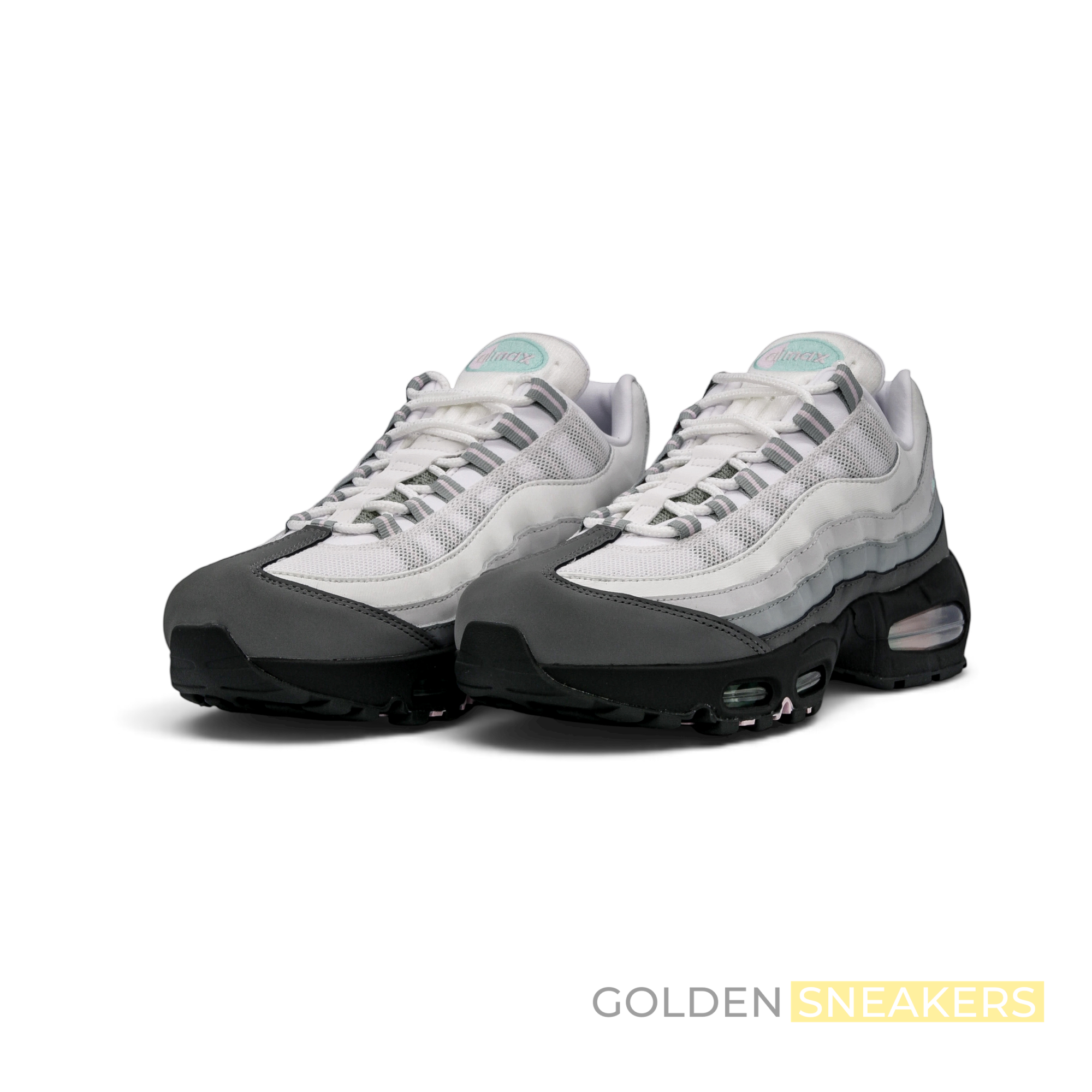 Nike Air Max 95 Big Bubble White Hyper Turquoise Pink Foam
