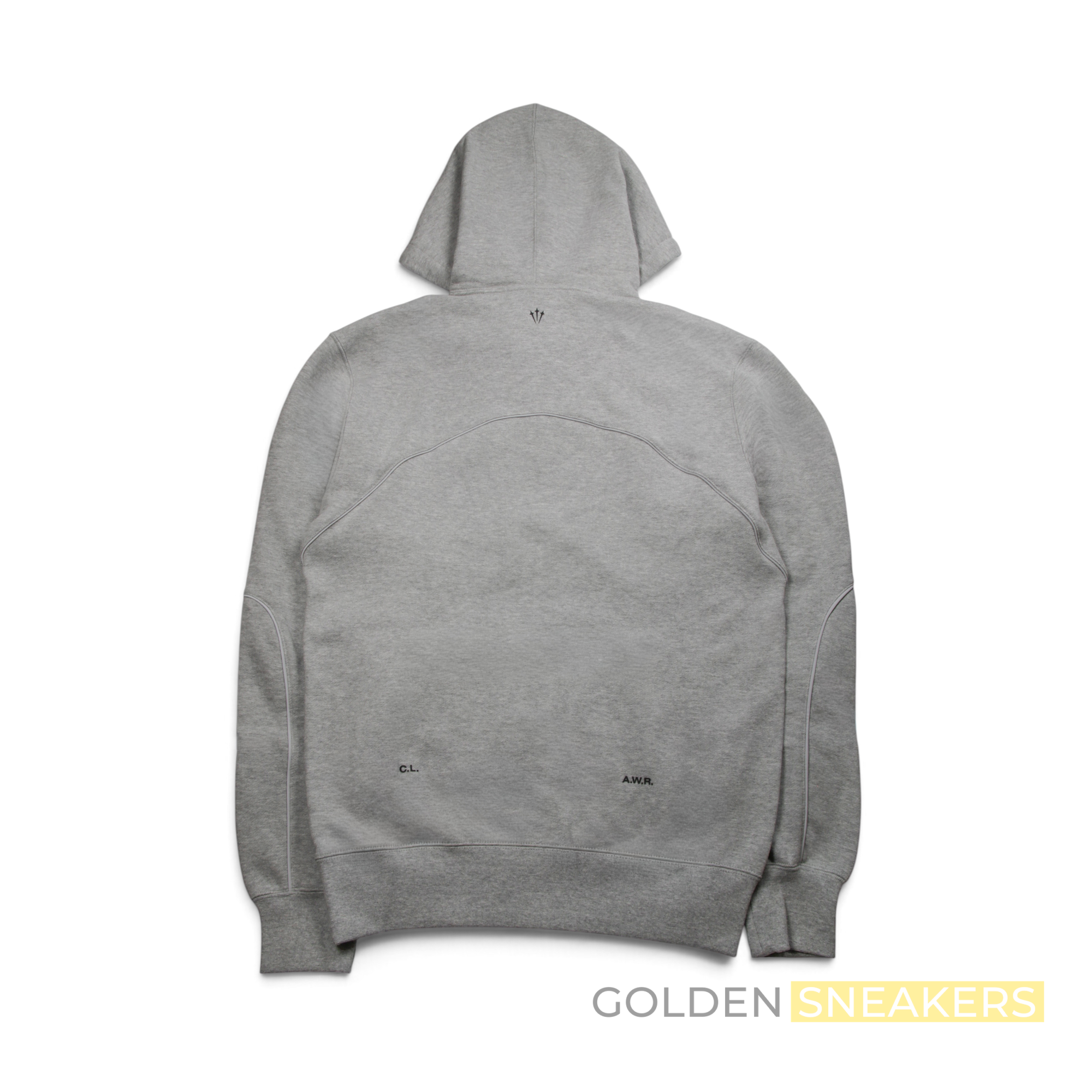 Nike x NOCTA Men's Fleece Hoodie Grey Heather/ Matte Silver/ Black