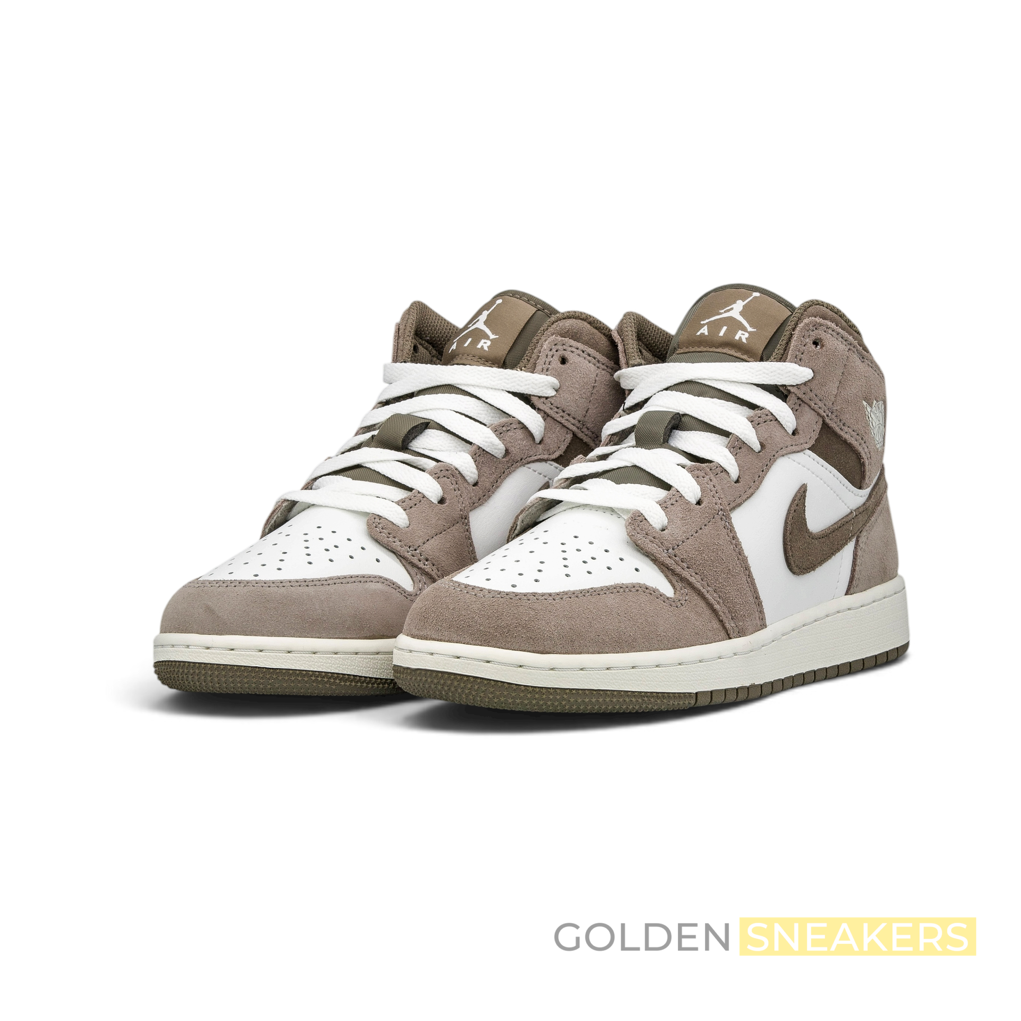 Air Jordan 1 Mid Olive Grey (GS)