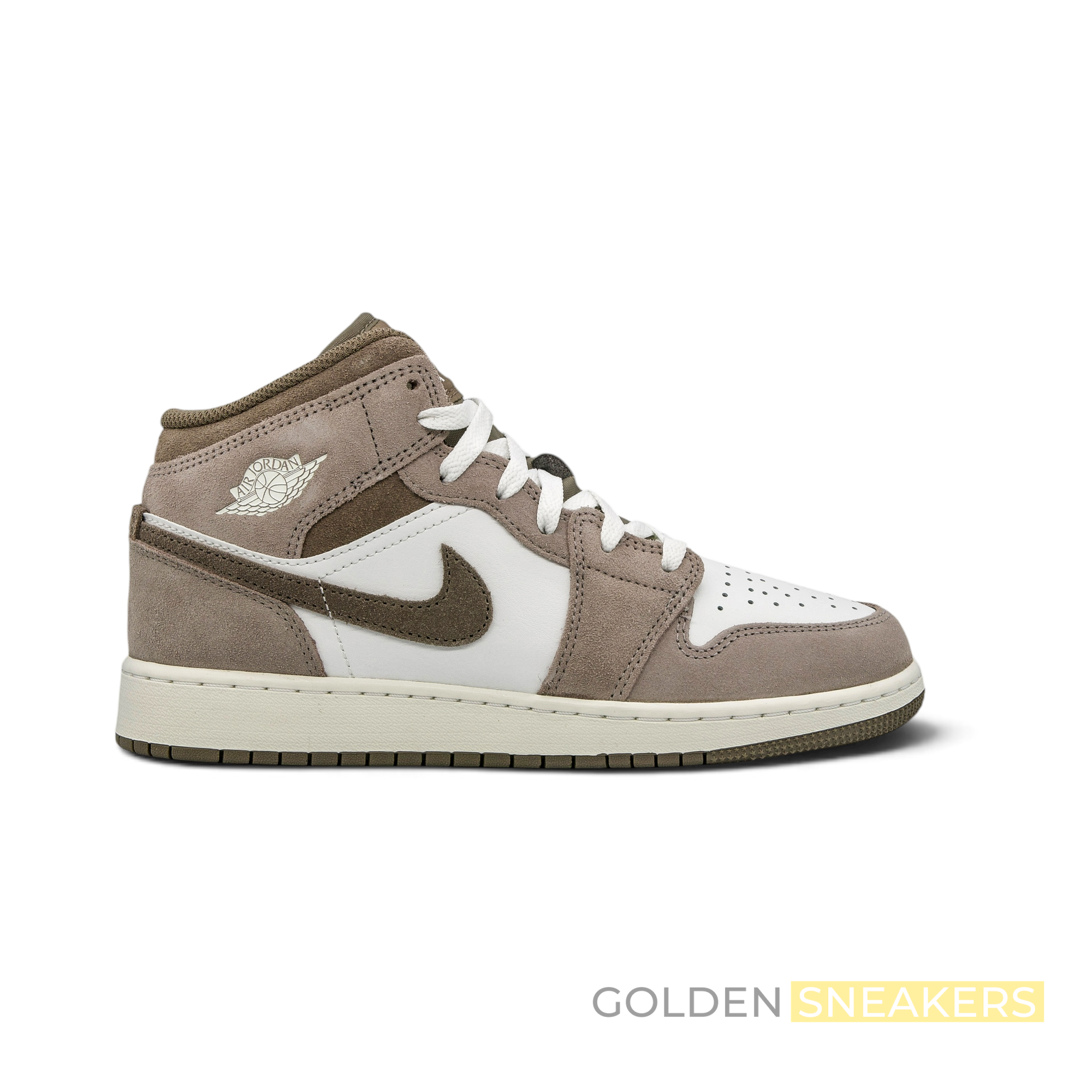 Air Jordan 1 Mid Olive Grey (GS)