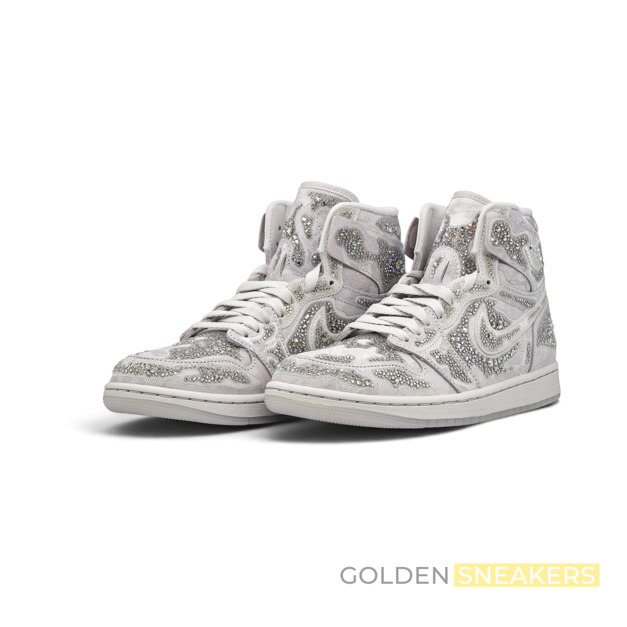 Jordan 1 Retro High OG Swarovski Vast Grey (Women's)