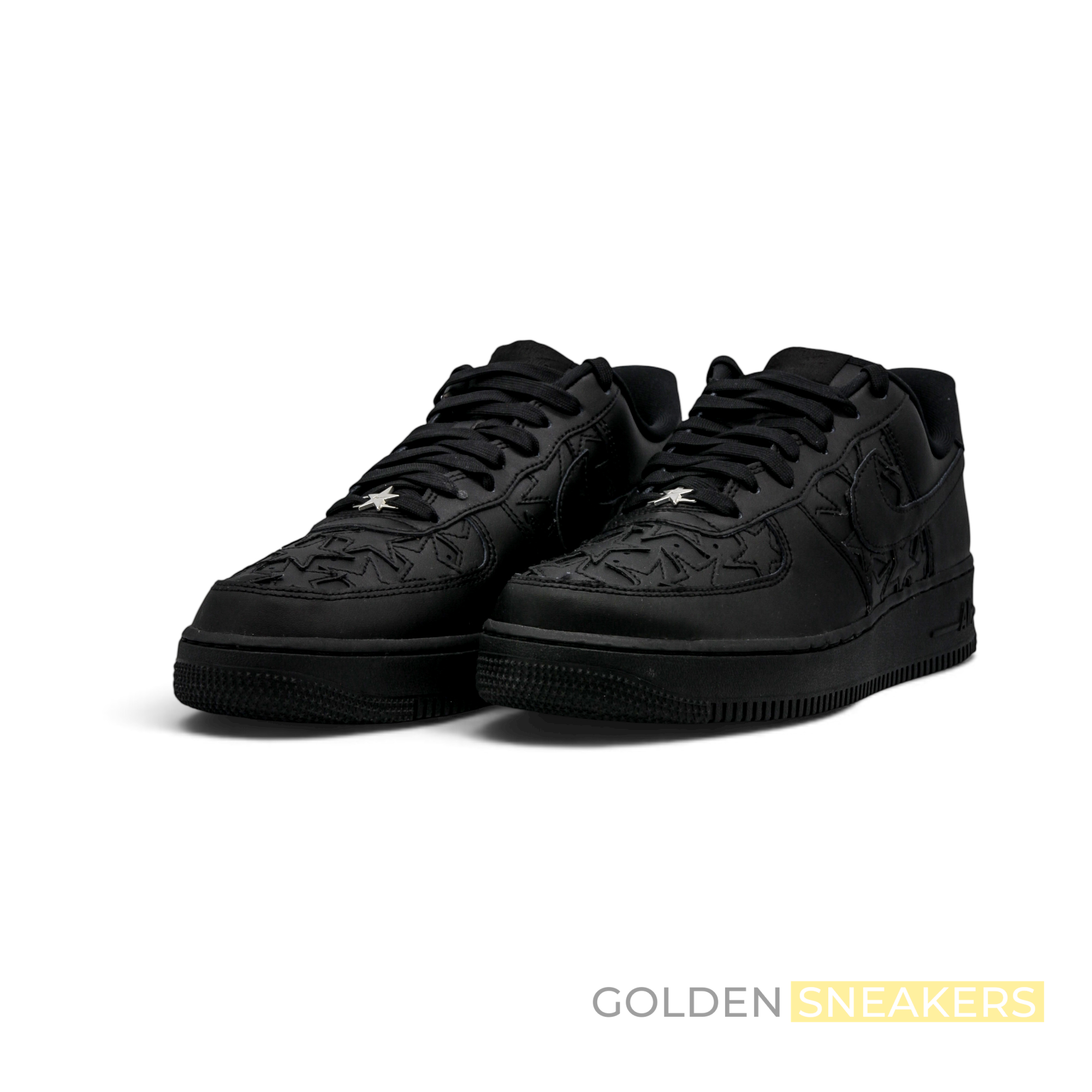 Nike Air Force 1 Low LV8 Triple Black Stars