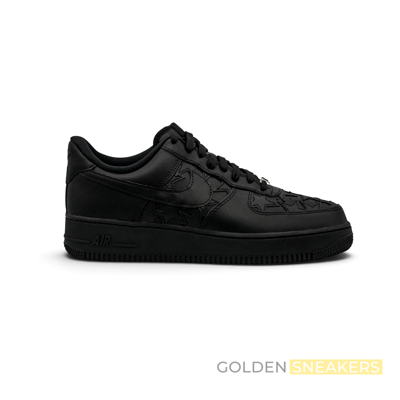 Nike Air Force 1 Low LV8 Triple Black Stars