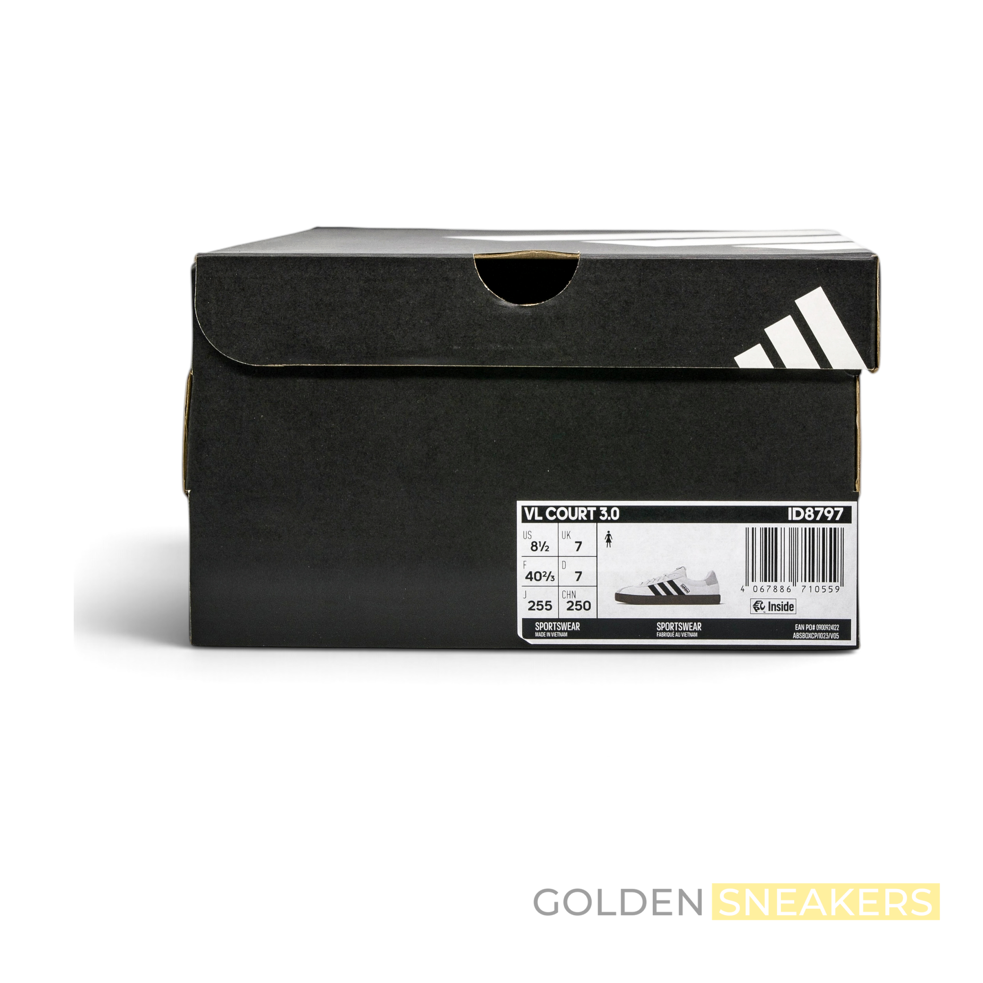 adidas VL Court 3.0 Cloud White Core Black Grey One (Women's)