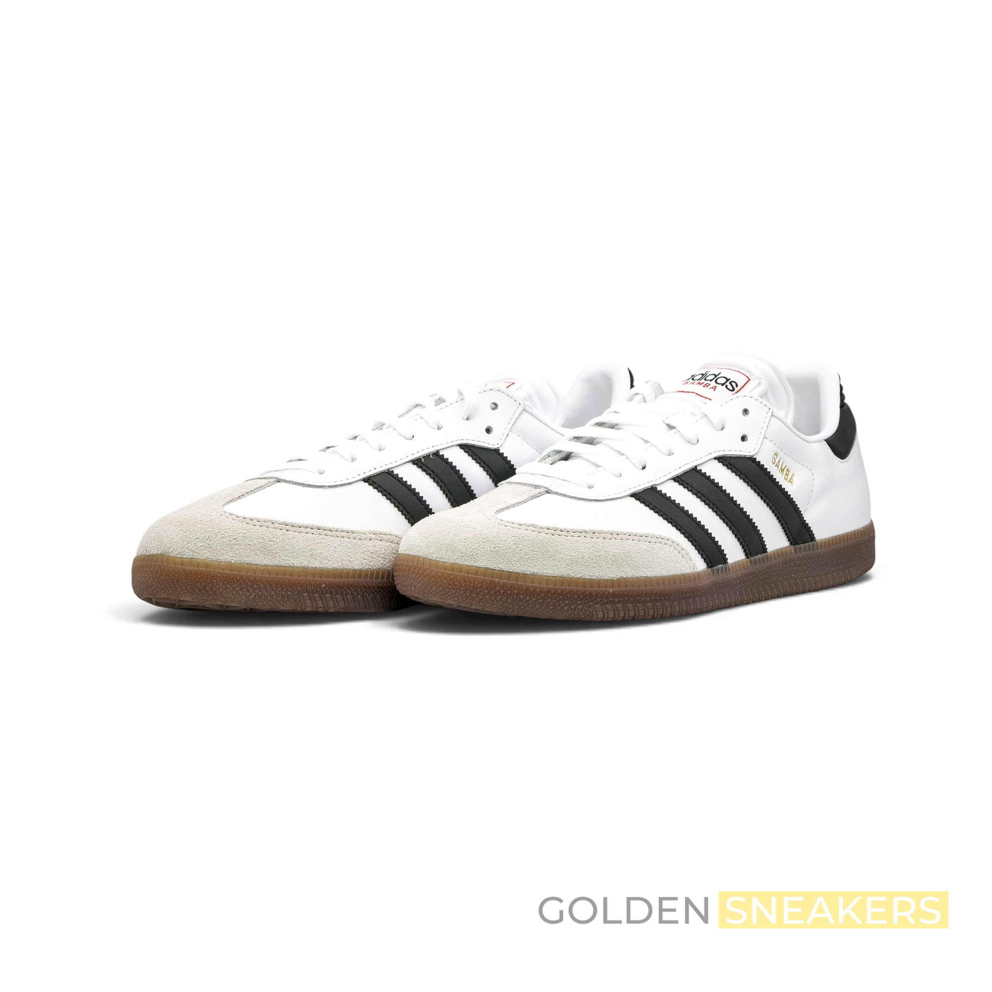 adidas Samba Indoor Cloud White Core Black Vivid Red