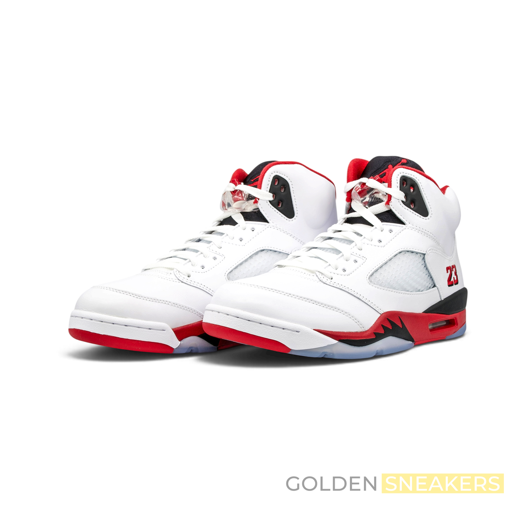 Jordan 5 Retro Fire Red Black Tongue (2025)