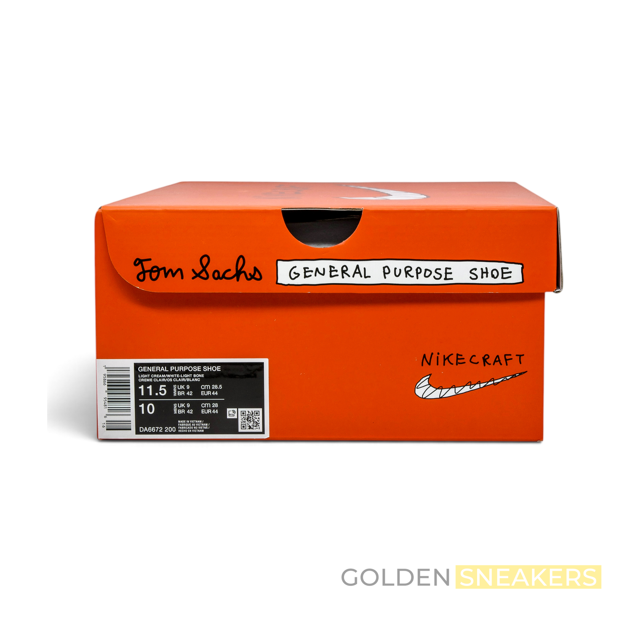 NikeCraft General Purpose Shoe Tom Sachs Light Cream/White-Light Bone
