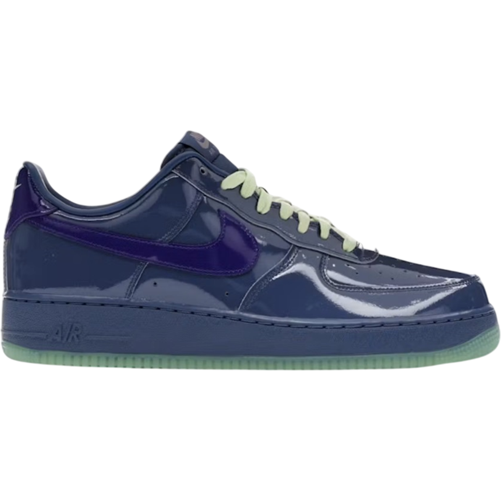 Nike Air Force 1 Low Patent Leather Mystic Navy Grape Ice