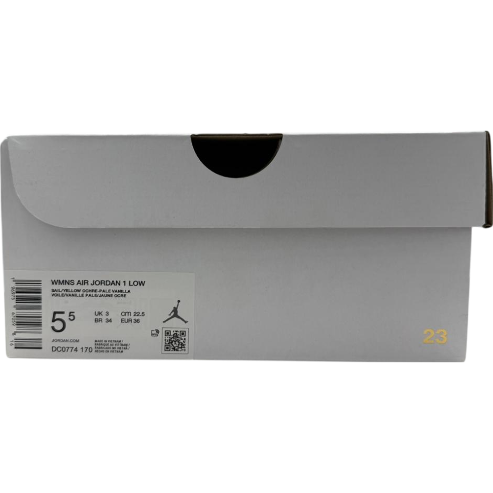 Jordan 1 Low Sail Yellow Ochre (Women's)
