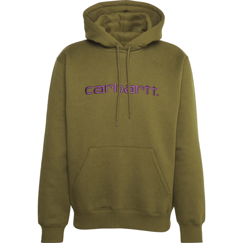 Carhartt WIP Script Hooded Sweat Dundee/Glassy Pink