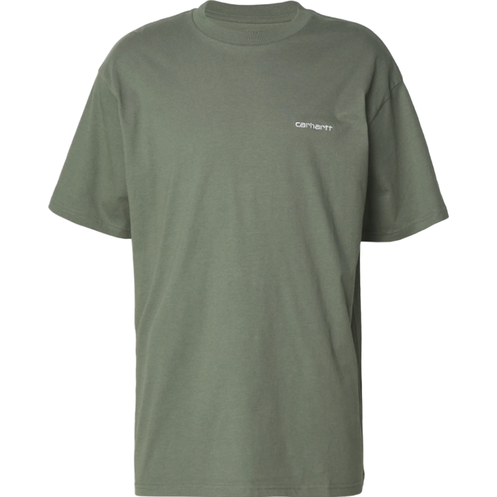 Carhartt WIP Script Embroidery T-Shirt Park/White