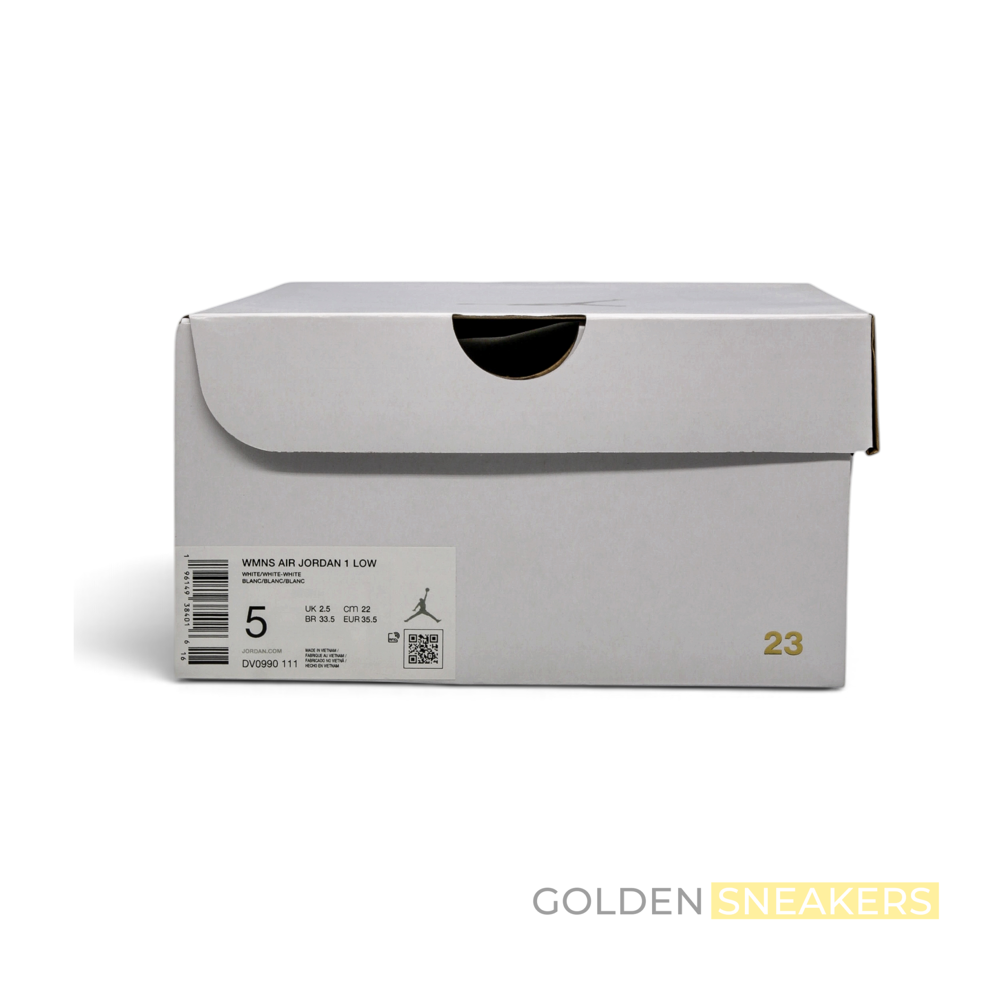 Jordan 1 Low Triple White (2022) (Women's)