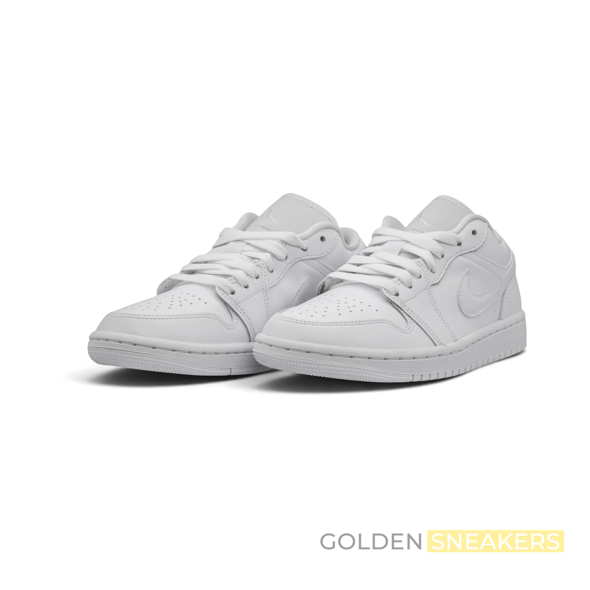 Jordan 1 Low Triple White (2022) (Women's)
