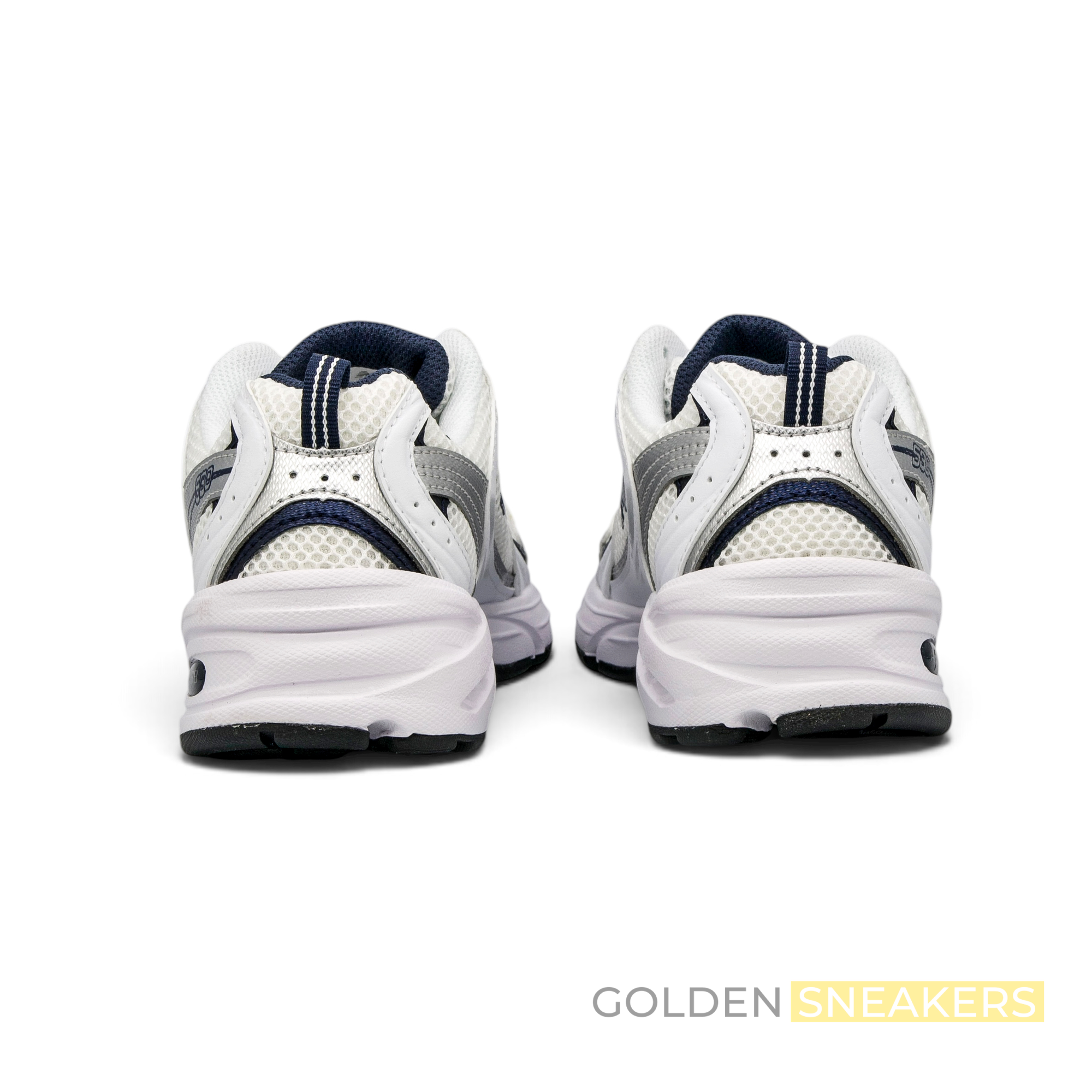 New Balance 530 White Silver Navy