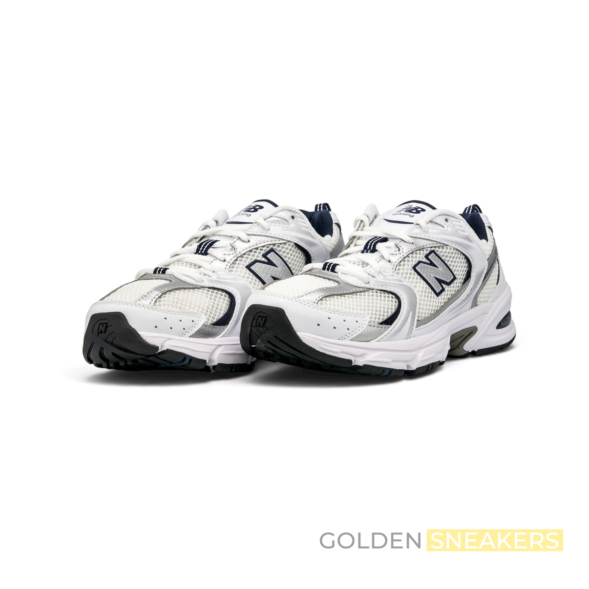 New Balance 530 White Silver Navy