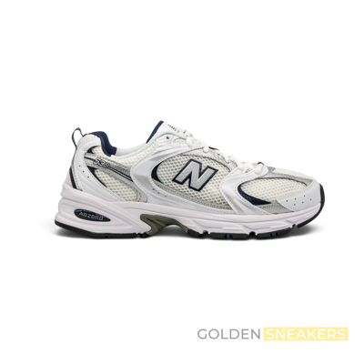 New Balance 530 White Silver Navy