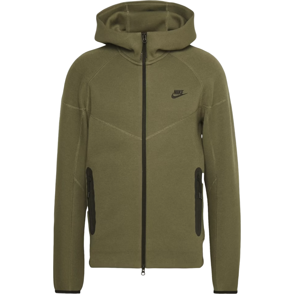 Nike Sportswear Tech Fleece Windrunner Full-Zip Hoodie Medium Olive/Black