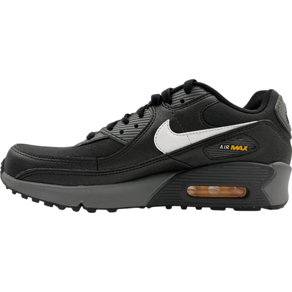 Nike Air Max 90 Black/White/Gold/Dark smoke Grey Next Nature (GS)