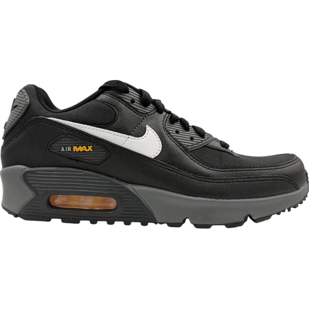 Nike Air Max 90 Black/White/Gold/Dark smoke Grey Next Nature (GS)