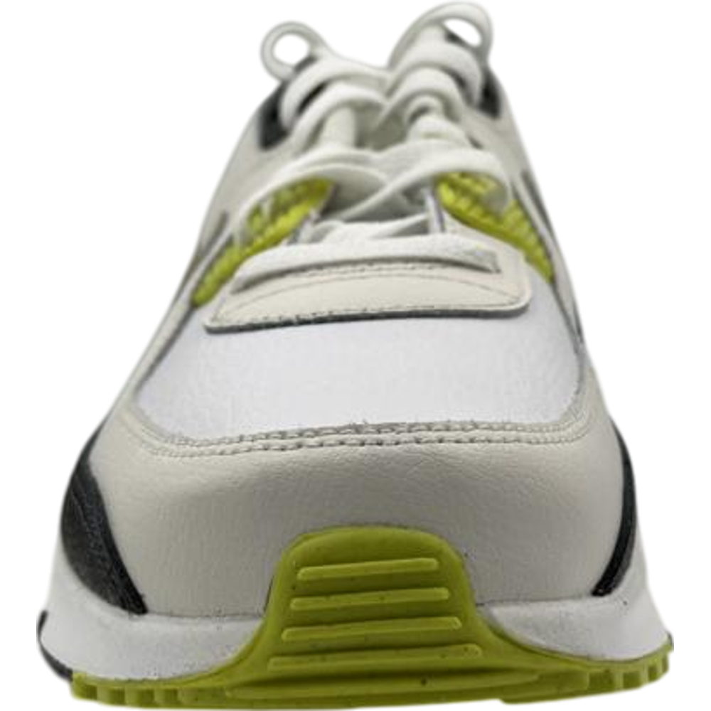 Nike Air Max 90 White Cyber Dark Smoke Grey Khaki (GS)