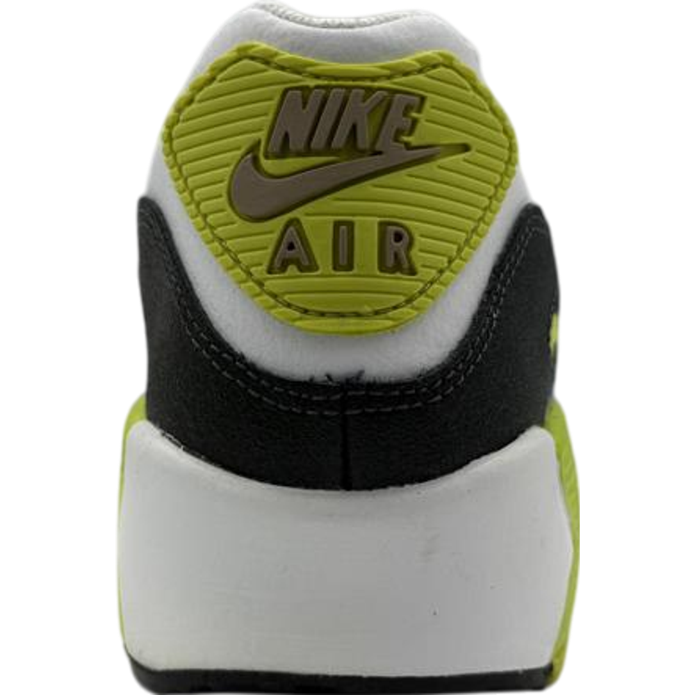 Nike Air Max 90 White Cyber Dark Smoke Grey Khaki (GS)