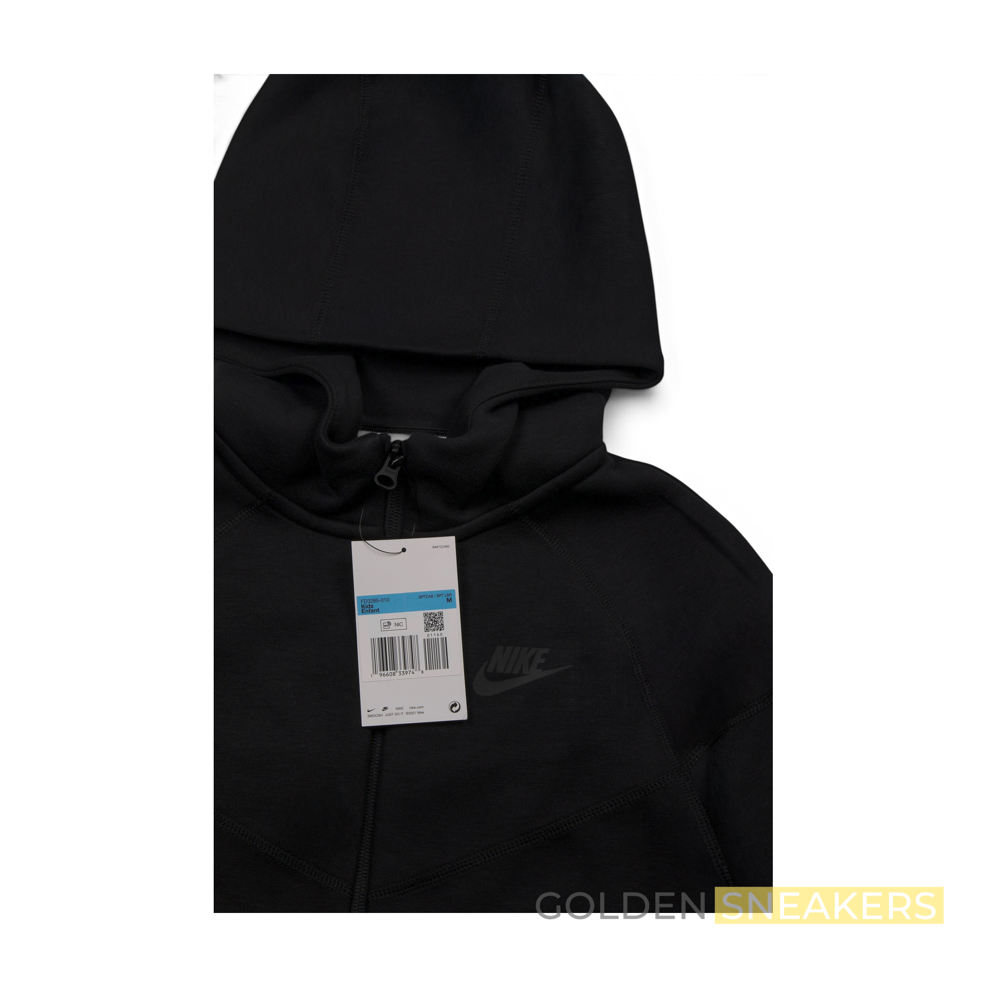 Nike Tech Fleece ZIP Hoodie Black (Junior)