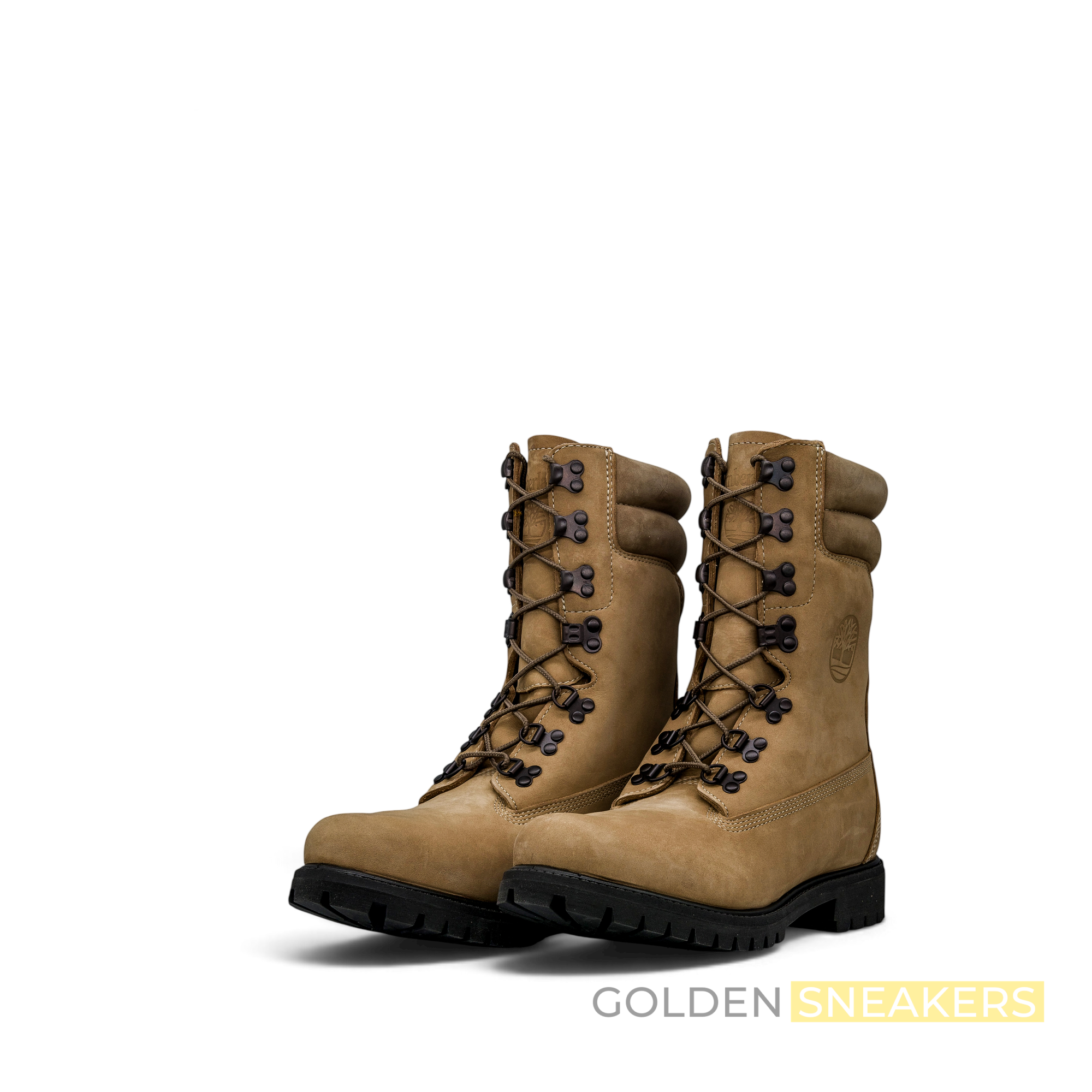 Timberland Mens Premium Tall Waterproof Boots Beige