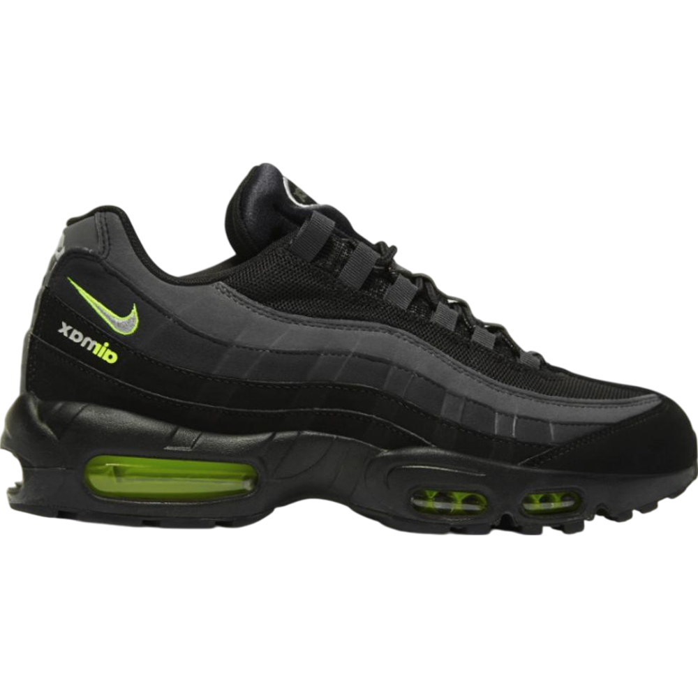 Nike Air Max 95 Retro Logo Black Grey Volt